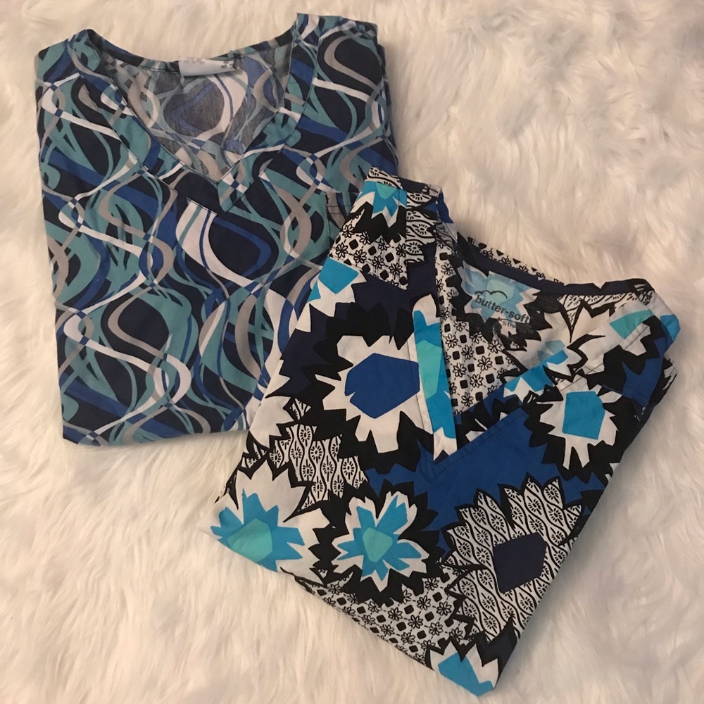 Scrub tops 2/$10
